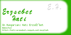 erzsebet hati business card